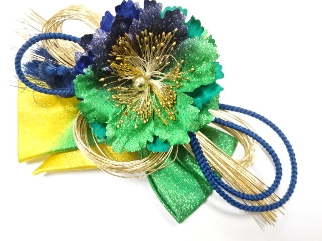 JAPANESE KIMONO / ANTIQUE HAIR ACCESSORY